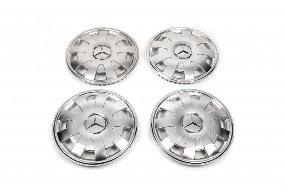 Mercedes Sprinter W907/W910 2018- Edelstahl Radkappen Blütenblätter (1-teilig, 4 Stk) Foto 1