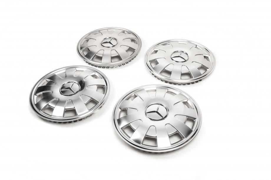 Mercedes Sprinter W907/W910 2018- Edelstahl Radkappen Blütenblätter (1-teilig, 4 Stk) Foto 2