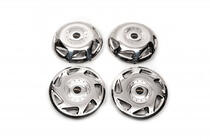 Mercedes Sprinter W907/W910 2018- Edelstahl Radkappen OEM (2-teilige, 4 Stk) Foto 1
