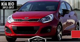 Kia Rio 2012-2017 Spiegelabdeckungen BMW-Style (mit Blinker, 2 Stk) Foto 7