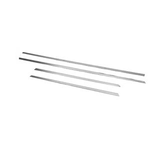 Schmale Türleisten 2006-2010 (4 Stk, Edelstahl) Renault Megane II 2004-2009 Foto 3