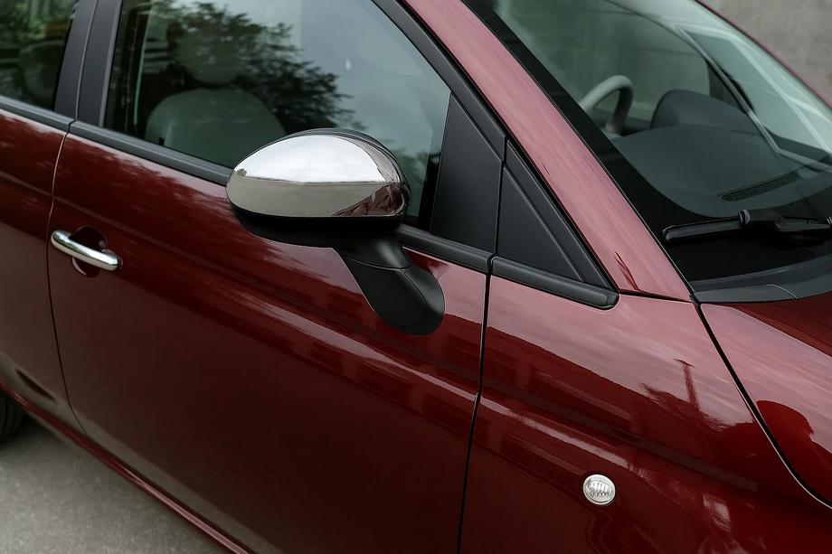 Fiat 500/500L 2013-2022 Spiegelabdeckungen (2 Stk, Edelstahl, Carmos) Image