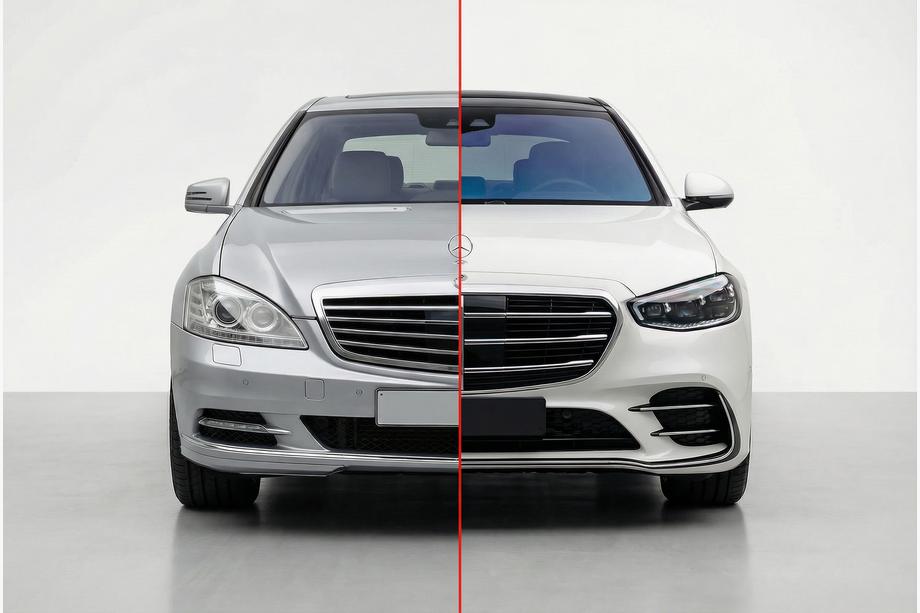 Mercedes S-class W221 2005-2013 Facelift-Kit für W223 AMG Line Image