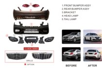 Mercedes S-class W222 2013-2022 S63 AMG-2018 Facelift Bodykit Foto 19
