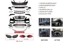 Mercedes S-class W222 2013-2022 Facelift Komplettset auf Maybach (mit Scheinwerfern) Foto 3