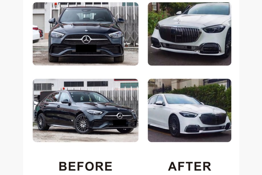 Mercedes C-class W206 2022- Vordere Stoßstange komplett (Maybach) Image
