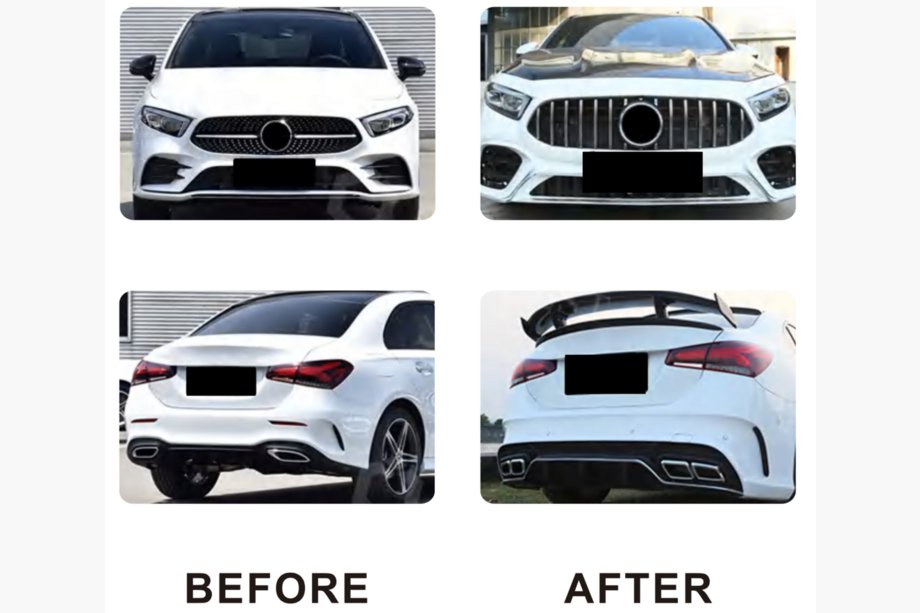 Mercedes A-class W177 2018- Bodykit AMG A45 (Typ-B) Image