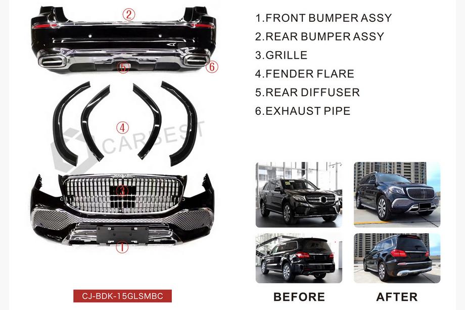 Mercedes GL/GLS class X166 2012-2019 Bodykit Maybach (für GLS) Foto 2