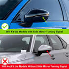 Honda Civic HB 2021- Spiegelabdeckungen BMW-Style (2 Stk) Foto 8