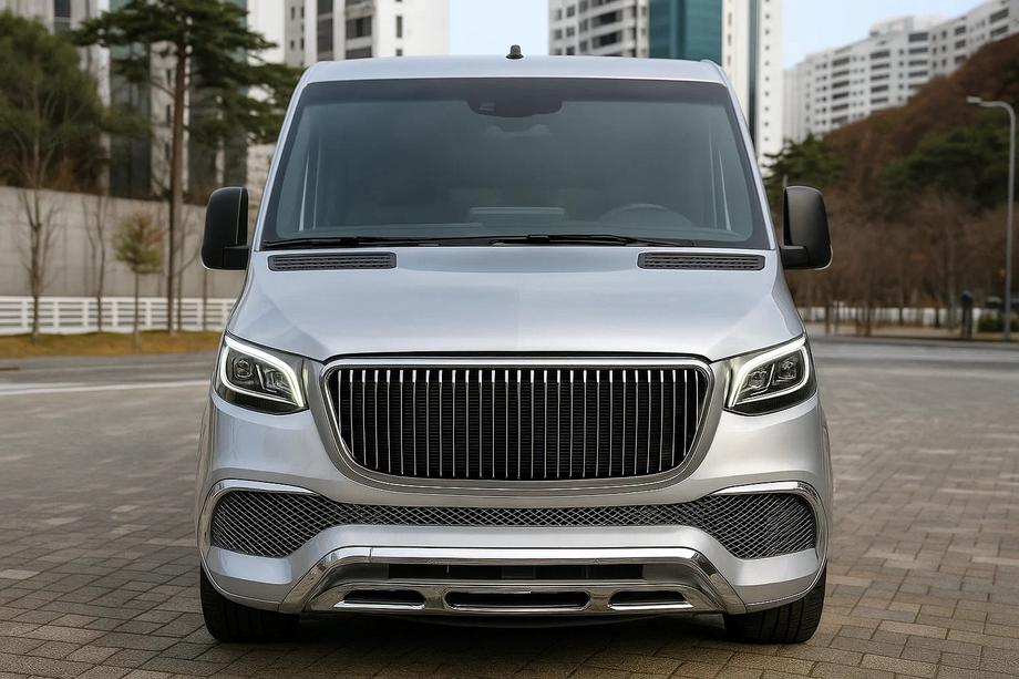 Mercedes Sprinter W907/W910 2018- Frontstoßstange mit Kühlergrill (Maybach) Image