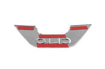 Renault Clio IV 2012-2019 Chrom Rahmen Frontemblem Carmos (Edelstahl) Foto 4