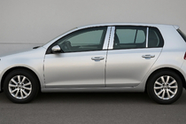 Volkswagen Golf 6 2008-2014 Edelstahl Türsäulen Abdeckungen (6 Stk) Foto 1