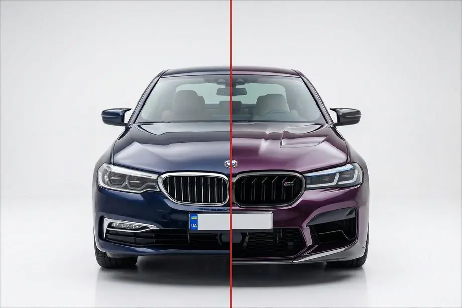 BMW 5er G30/G31 2017–2023 Facelift Kit mit Motorhaube und Kotflügeln (im M5 Competition 2021) Image