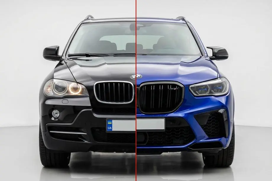 BMW X5 E70 2007-2013 Facelift Bodykit auf X5M F95 2019 Image