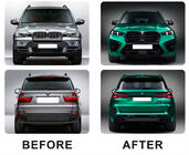 BMW X5 E70 2007-2013 Facelift Paket auf X5M F95 2024 Foto 2