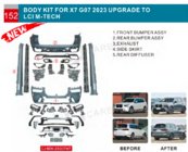 BMW X7 G07 2019- M-Performance Karosseriekit mit Kühlergrill (2023+) Foto 2