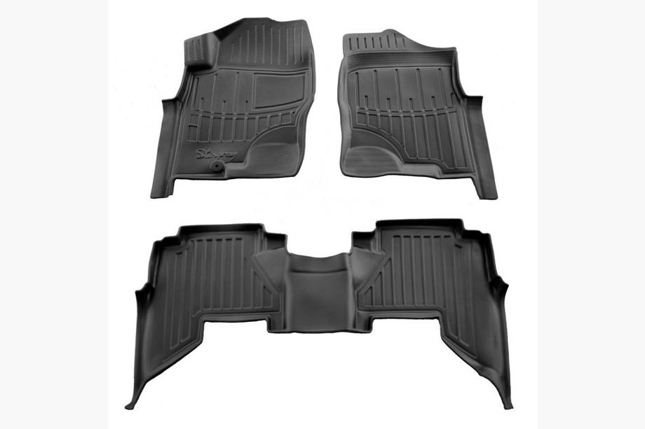 Nissan Pathfinder R51 2005-2014 Gummimatten Stingray 3D (2005-2010, 3 Stk) Image