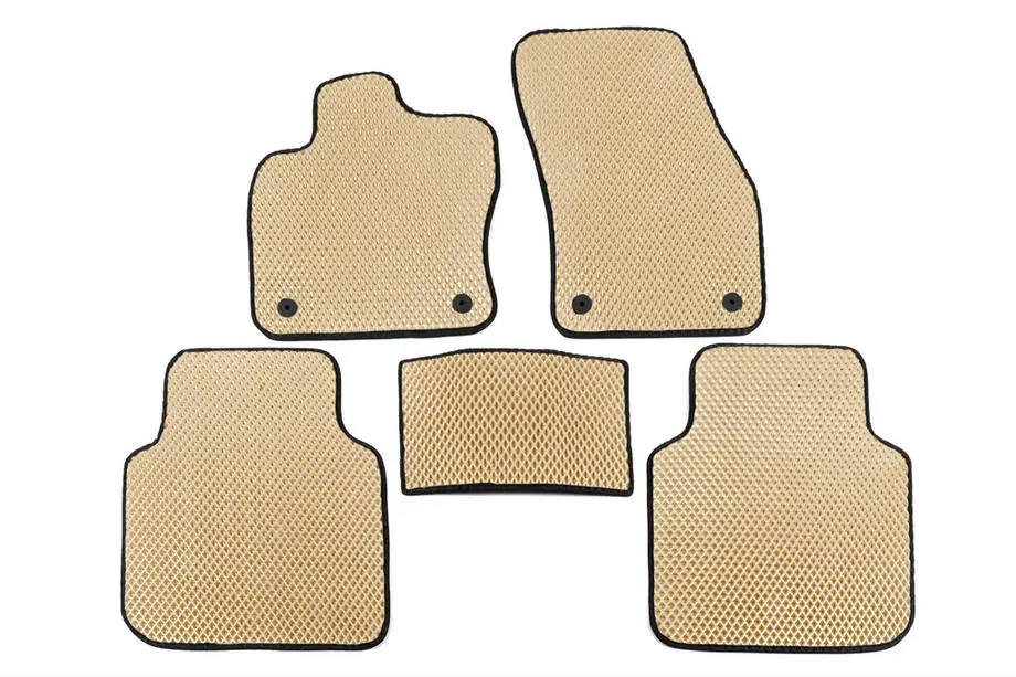 Volkswagen Tiguan 2016-2023 EVA Fußmatten (Allspase, 2 Reihen, Beige) Image
