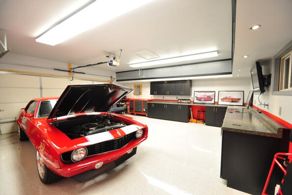 Wie organisiert man die Beleuchtung in der Garage richtig?