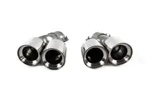 BMW 5er G30/G31 2017–2023 Auspuffendrohrblenden M5 Silber (2 Stk.) Foto 2