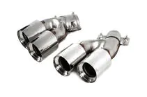BMW 5er G30/G31 2017–2023 Auspuffendrohrblenden M5 Silber (2 Stk.) Foto 1