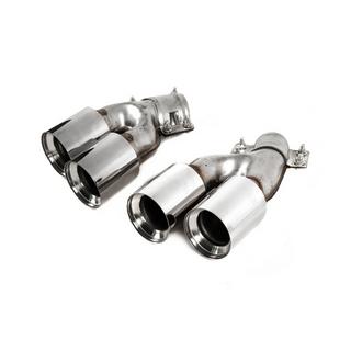 Auspuffendrohrblenden M5 Silber (2 Stk.) BMW 5er G30/G31 2017–2023 Foto 1