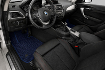 BMW 1 Series F20/F21 2011-2019 EVA Fußmatten (Blau) Foto 1