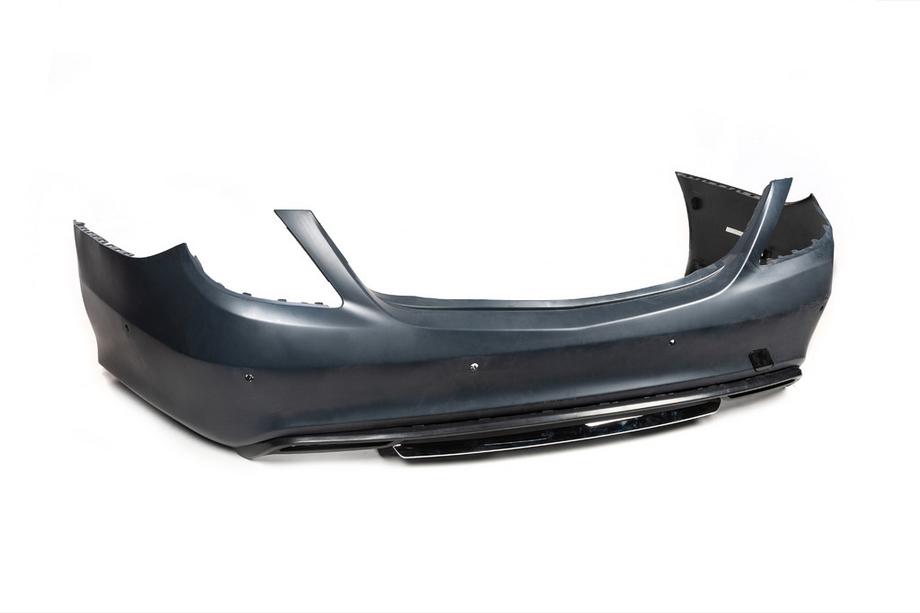 Mercedes S-class W222 2013-2022 AMG Heckstoßstange mit Diffusor (2014-2018) Image