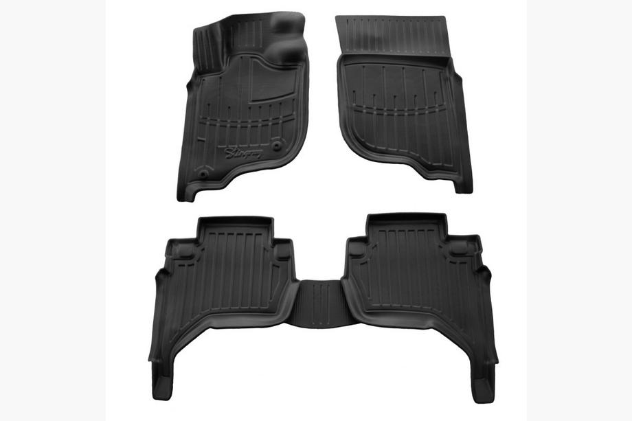 Mitsubishi L200 2006-2015 Gummimatten Stingray 3D (EU, KAOT, 5 Stk) Image