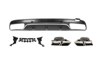 Mercedes C-class W205 2014-2021 Heckdiffusor mit Endrohren (C63 Design 2014-2018) Foto 2
