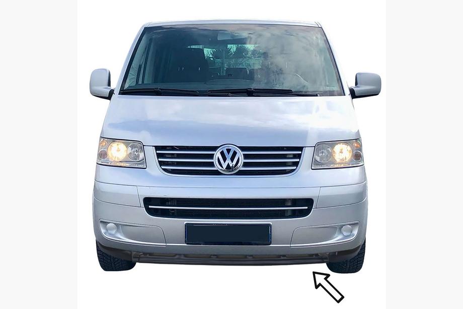 Volkswagen T5 Transporter 2003-2010 Frontlippe ESA (schwarz) Foto 1