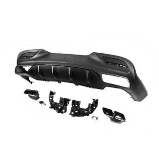 Heckdiffusor mit Endrohren Black (Design GLE63) Foto 3