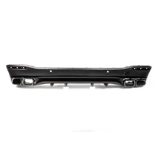 Heckdiffusor mit Endrohren BlackEdition (Design GLS63) Foto 3
