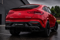 Mercedes GLE coupe C167 2019- Heckdiffusor mit Endrohren Black (Design GLE63) Foto 2