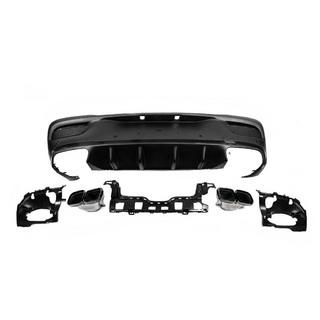 Heckdiffusor mit Endrohren Black (Design GLE63) Foto 3