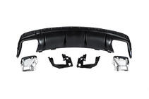 Mercedes CLA C117 2013-2019 Heckdiffusor Black (Design CLA45 mit Endrohren) Foto 5