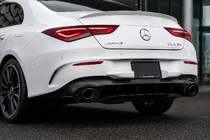 Mercedes CLA C118 2019- Heckdiffusor mit Endrohren (Design CLA35) Foto 2