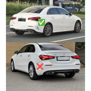 Heckdiffusor mit Endrohren (Design A45 SD) Foto 3
