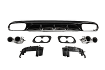 Mercedes E-class W213 2016-2023 Heckdiffusor mit Endrohren E53-Design (für AMG/AMG-Line) Foto 2