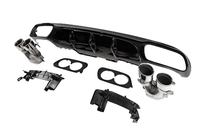 Mercedes E-class W213 2016-2023 Heckdiffusor mit Endrohren E53-Design (für AMG/AMG-Line) Foto 3