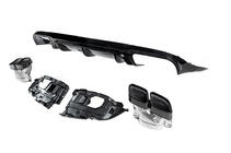 Mercedes E-class coupe C238 2016-2024 Heckdiffusor Black mit Endrohren Black (Design AMG63) Foto 4