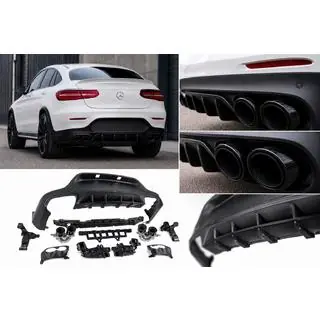Heckdiffusor mit Endrohren (Design AMG43)