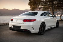 Mercedes S-class C217 Coupe 2014-2020 Heckdiffusor mit Endrohren Black (2018-2020) Foto 3