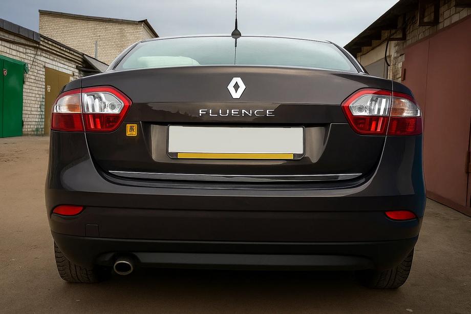 Renault Fluence 2009-2016 Kofferraumleiste Edelstahl Foto 1