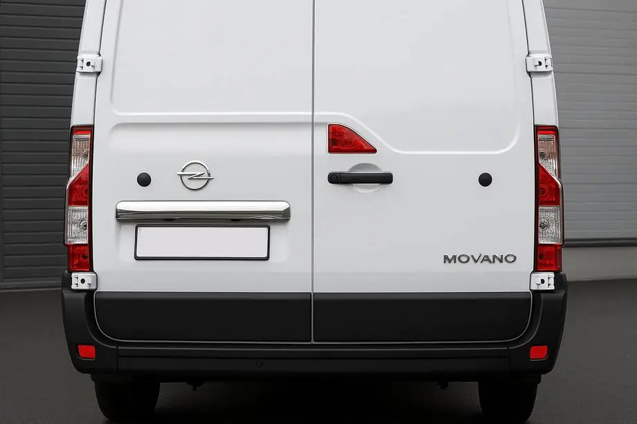 Opel Movano 2021- Chromleiste über dem Kennzeichen (Edelstahl) Image