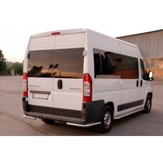 Hintere Eckschutzrohre AK003 (2 Stk., Edelstahl) Opel Movano 2021- Foto 3