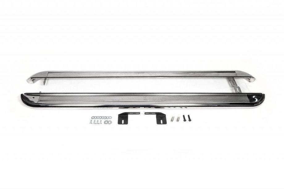 Opel Movano 2021- Seitenschweller Premium (2 Stk., Edelstahl) Mittlerer Radstand, Ø60 Image