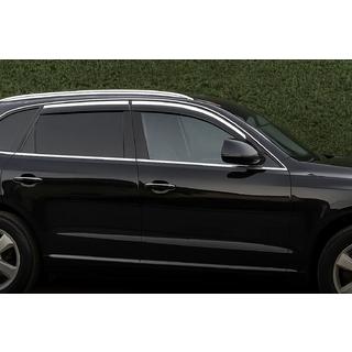 Windabweiser mit Chromleiste Niken Luxury (4 Stk) Audi Q5 2008-2017 Foto 1