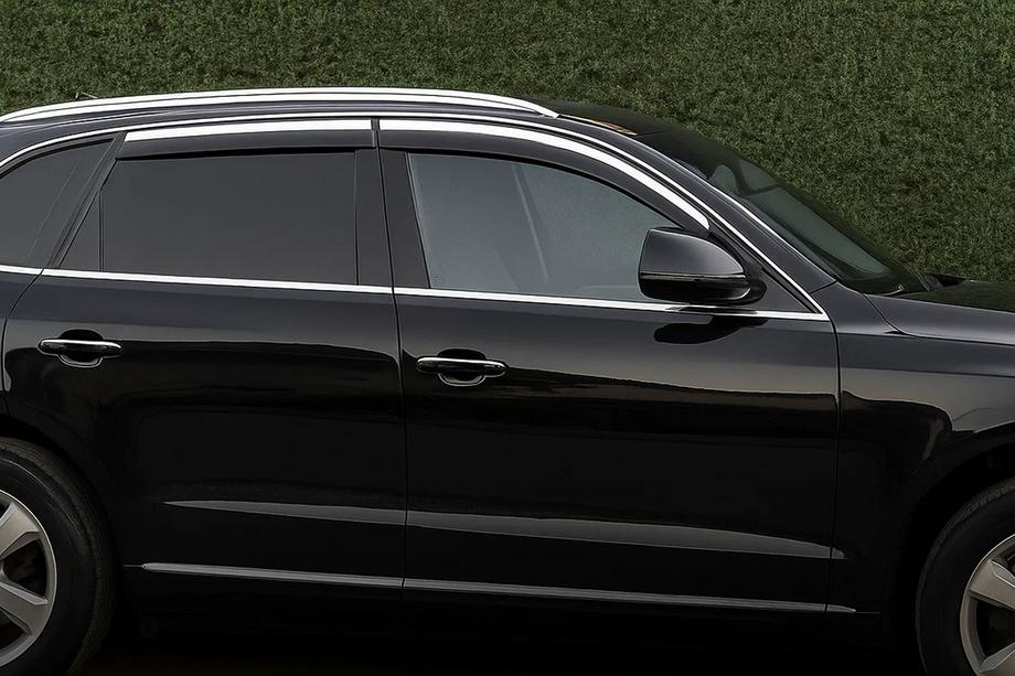 Audi Q5 2008-2017 Windabweiser mit Chromleiste Niken Luxury (4 Stk) Image