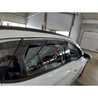 Windabweiser mit Chromleiste Niken Luxury (4 Stk) Hyundai Tucson NX4 2021- Foto 4